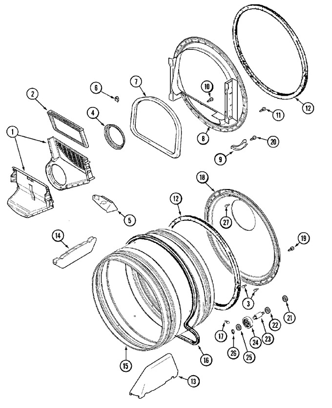 Diagram for MDG16CSBGW (BOM MDG16CSBGW)