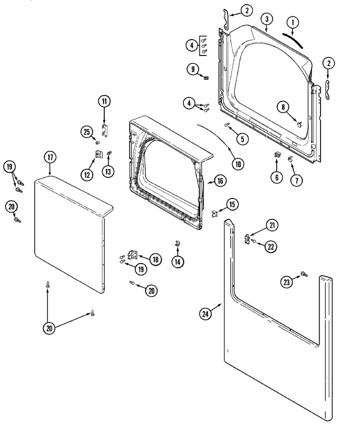 Diagram for MDG2300BWW