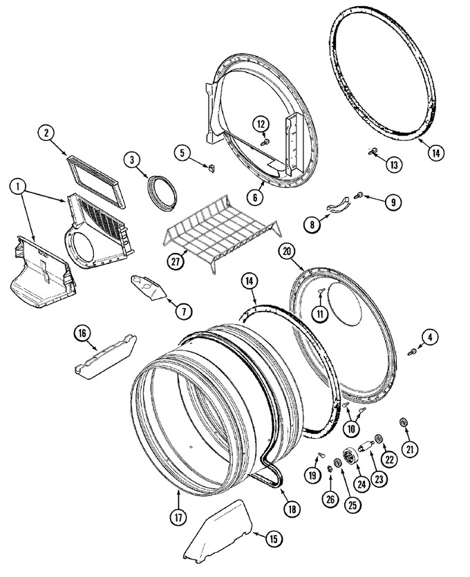 Diagram for MDG3050AGW