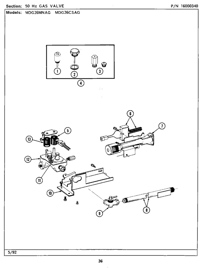 Diagram for MDE26MNAGW