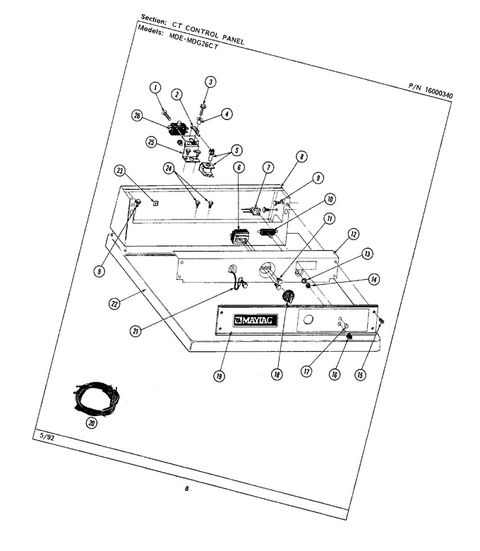 Diagram for MDG26CTAAG