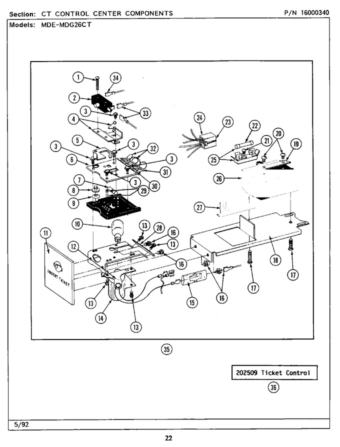 Diagram for MDE26CTAEL