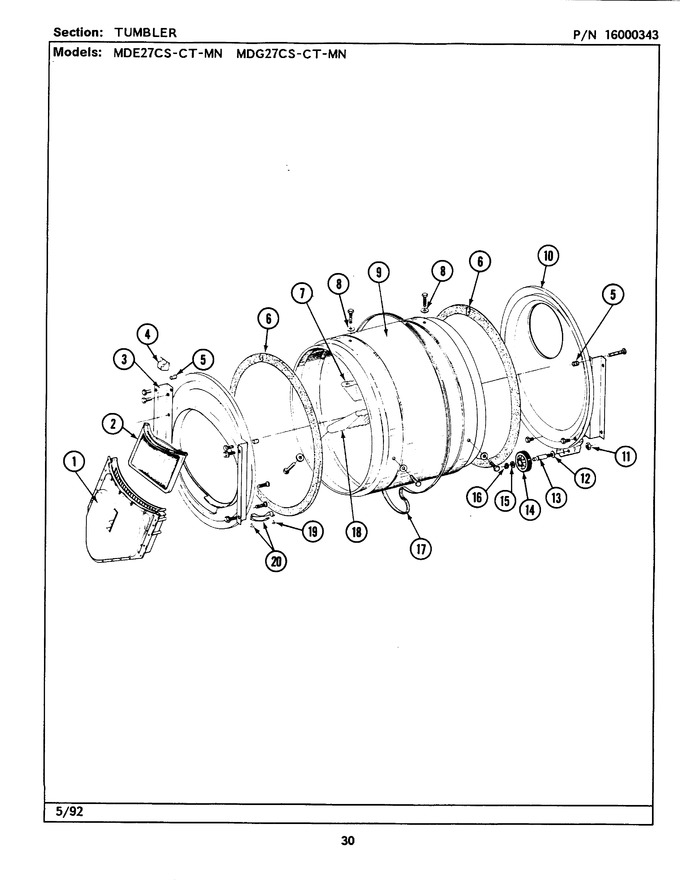 Diagram for MDE27CTACL