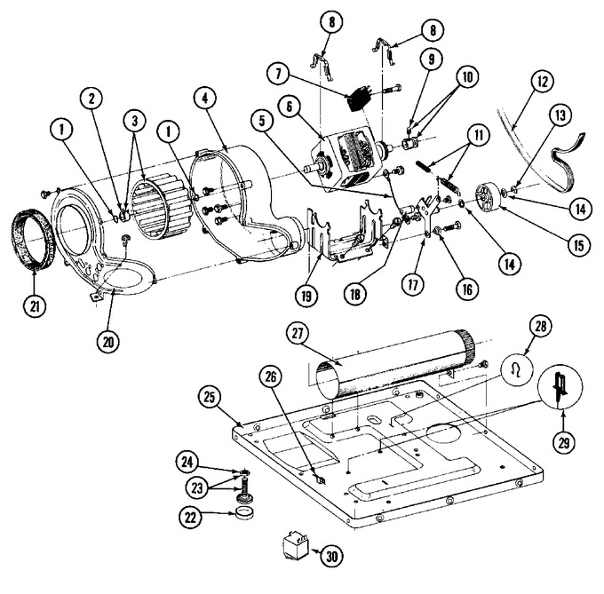 Diagram for MDE27CTACW