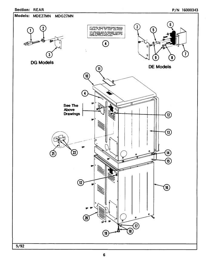 Diagram for MDE27MNACW