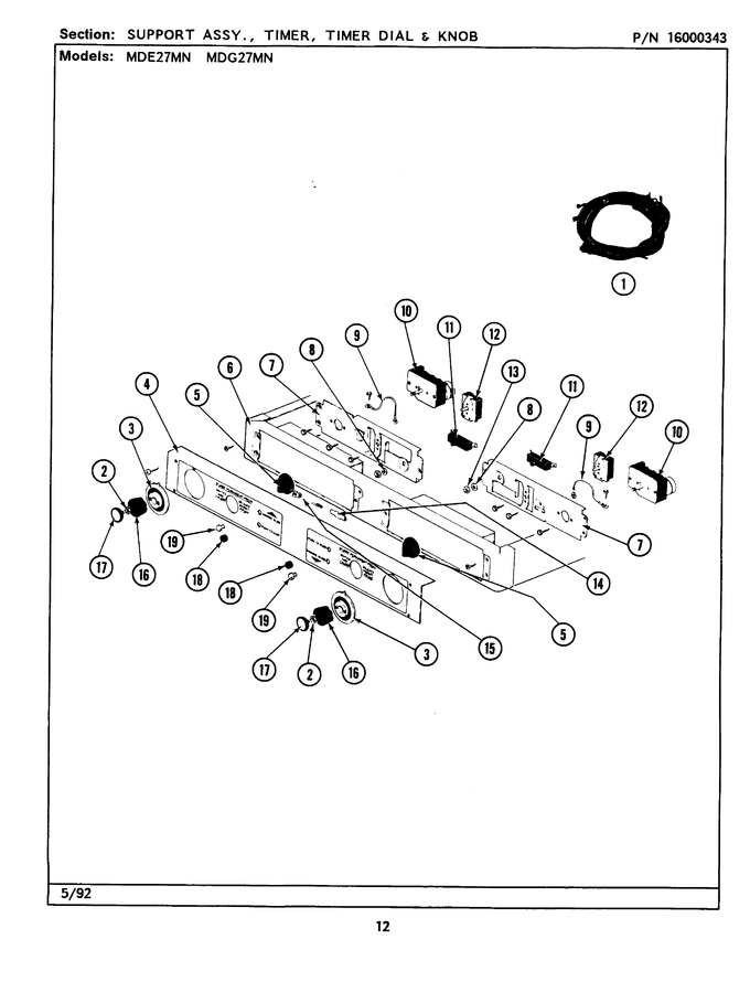 Diagram for MDE27MNACW