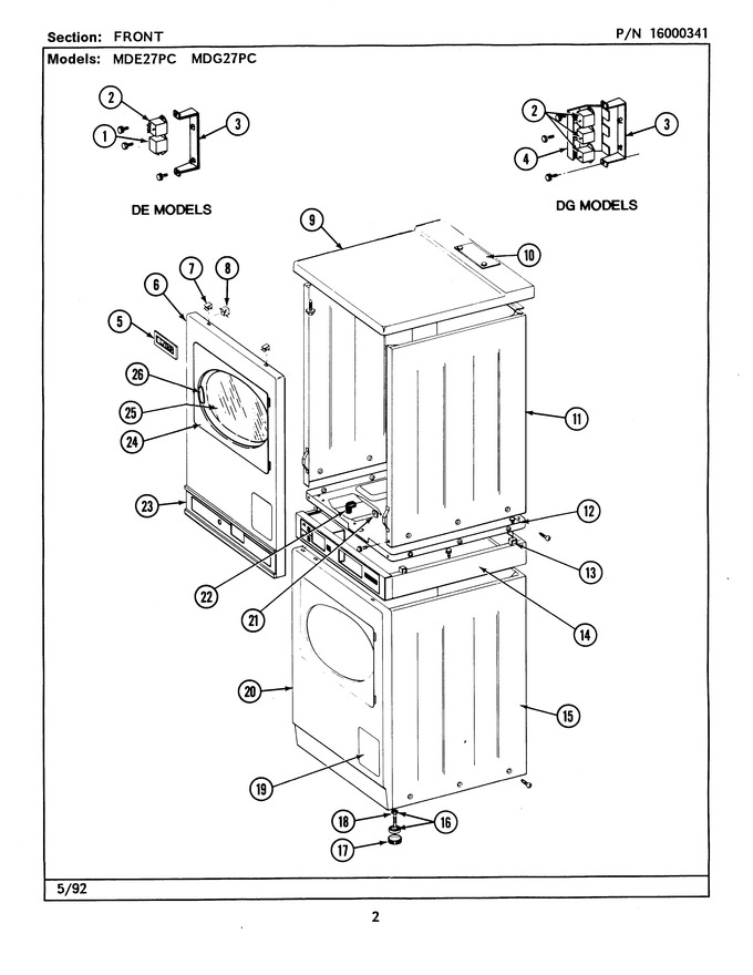 Diagram for MDE27PCACL