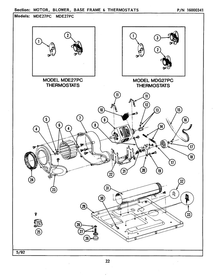 Diagram for MDG27PCAAW