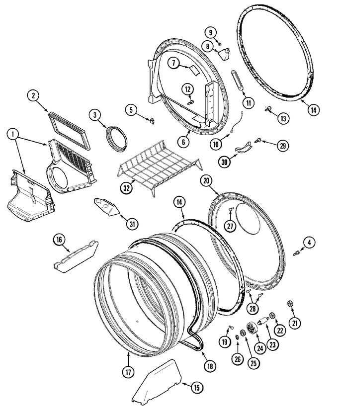 Diagram for MDE7500AYW