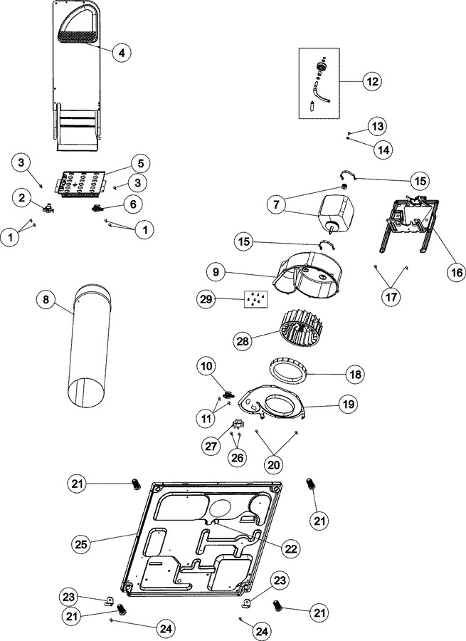 Diagram for MDET446AZW