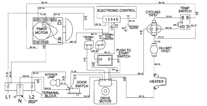 Diagram for MDE9606AUW