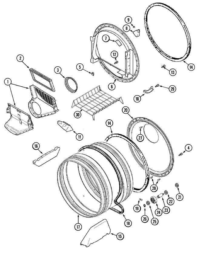 Diagram for MDG6200AWQ