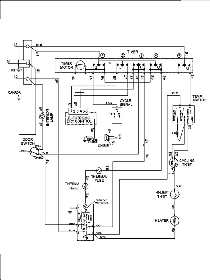 Diagram for MDE7400AZW