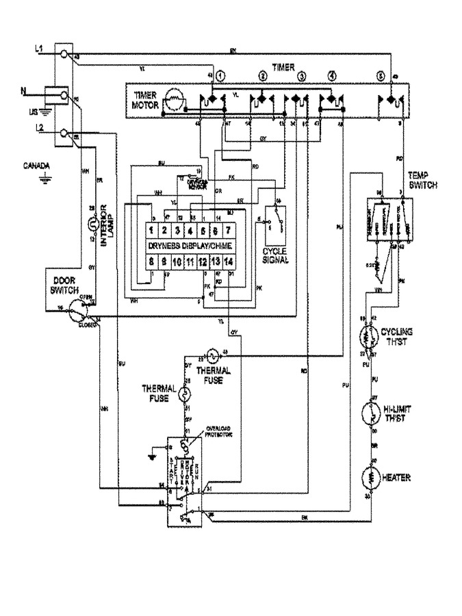 Diagram for MDE7400AYW