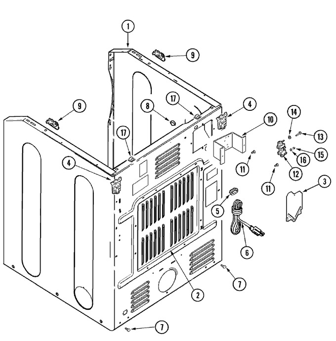 Diagram for MDE7550AGW