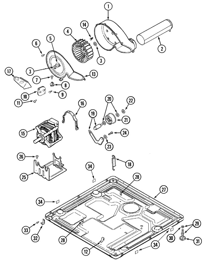 Diagram for MDE7550AGW
