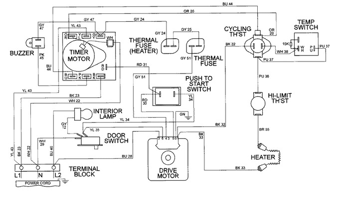 Diagram for MDE9520AZW