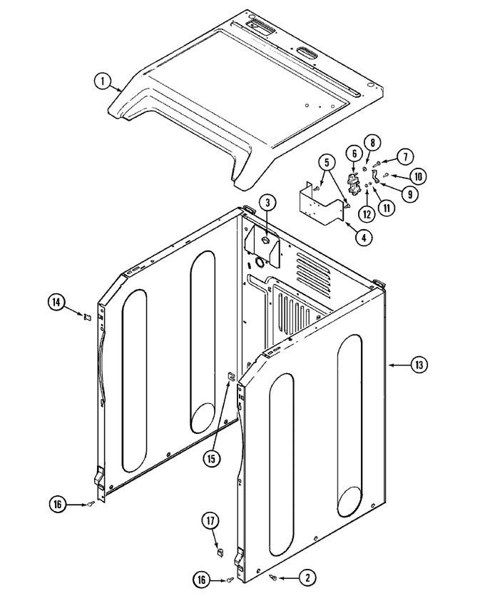Diagram for MDG9557AWQ