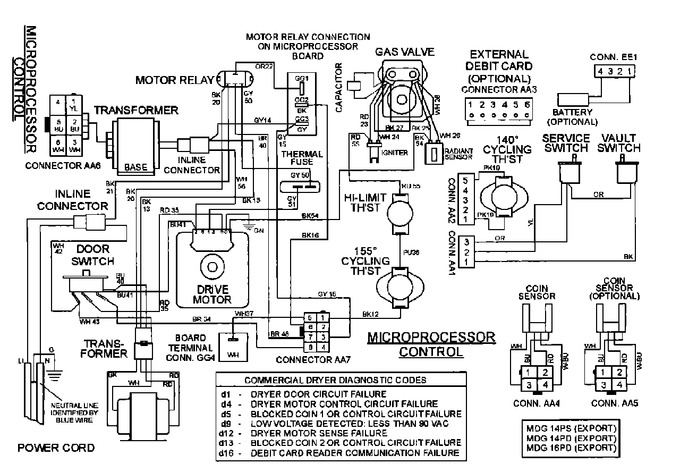 Diagram for MDG16PDAEW