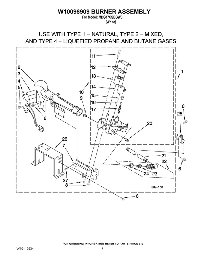 Diagram for MDG17CSBGW0