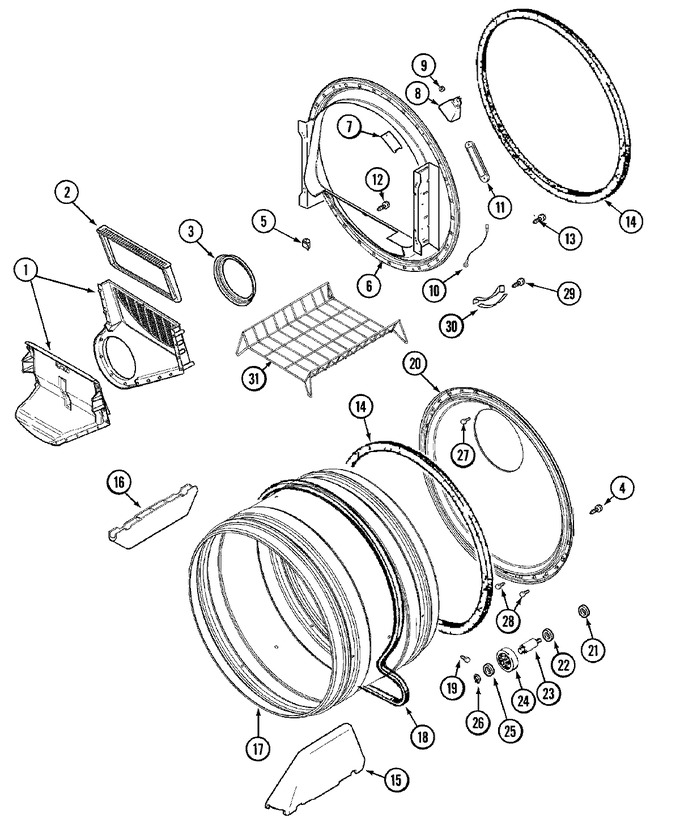 Diagram for MDG9390BWW