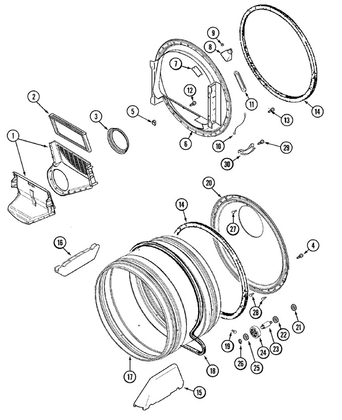 Diagram for MDG3600BWQ