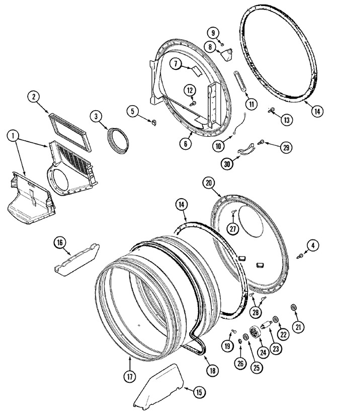 Diagram for MDG5500AWW