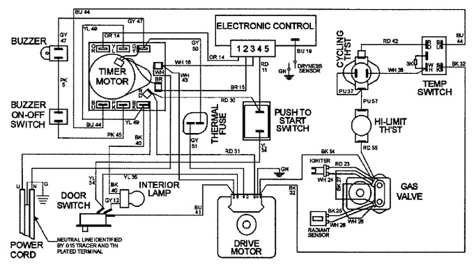 Diagram for MDG9557AWQ