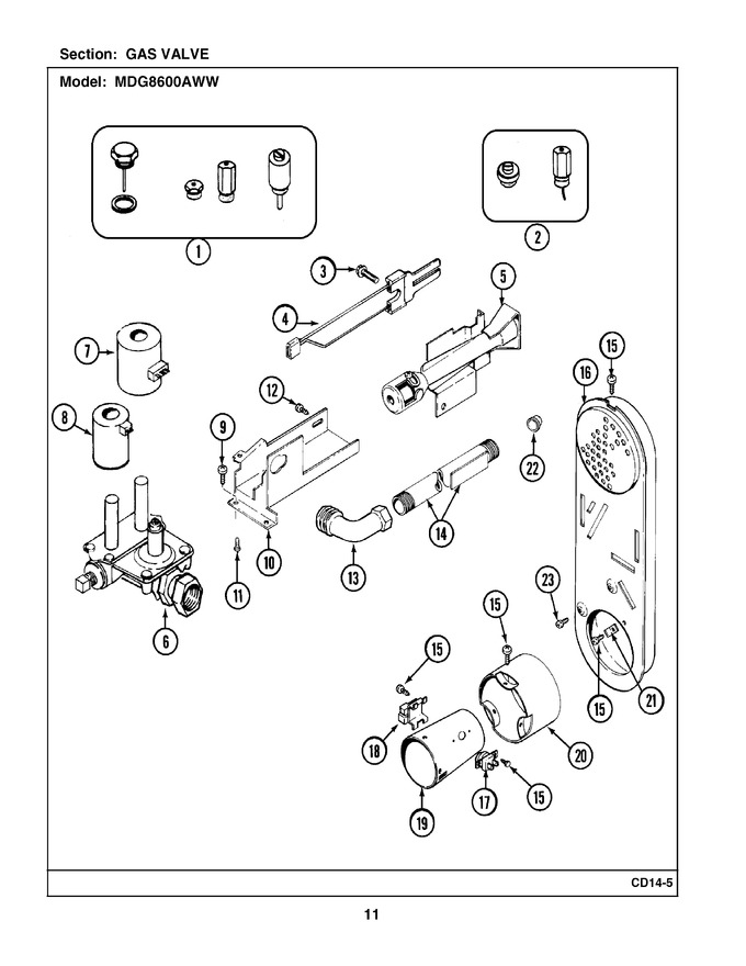 Diagram for MDG8600AWW