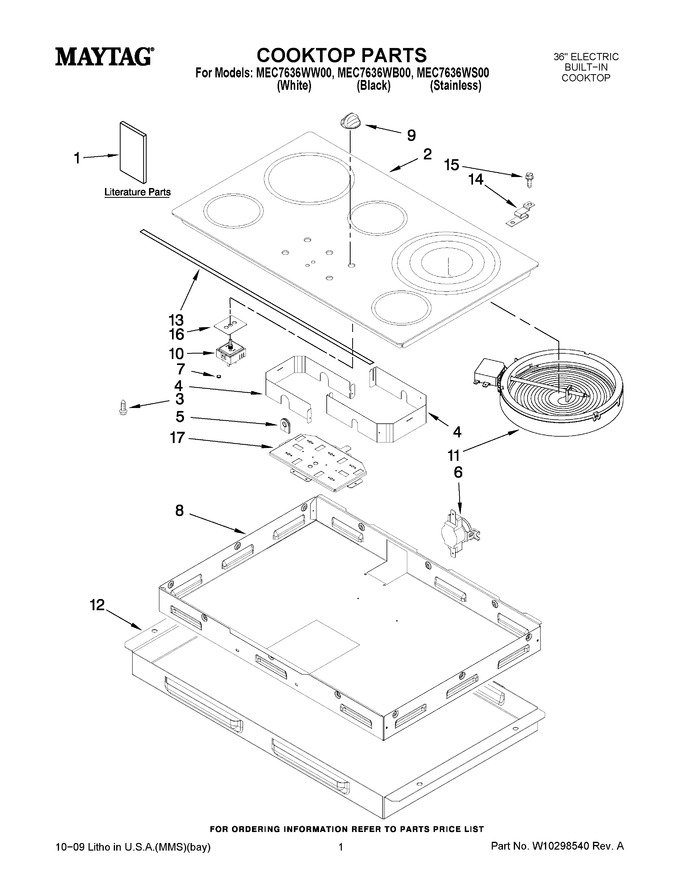 Diagram for MEC7636WW00