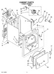 Diagram for 02 - Cabinet Parts