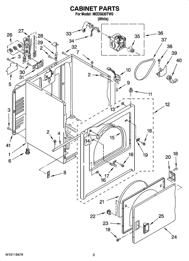 Diagram for MED5830TW0