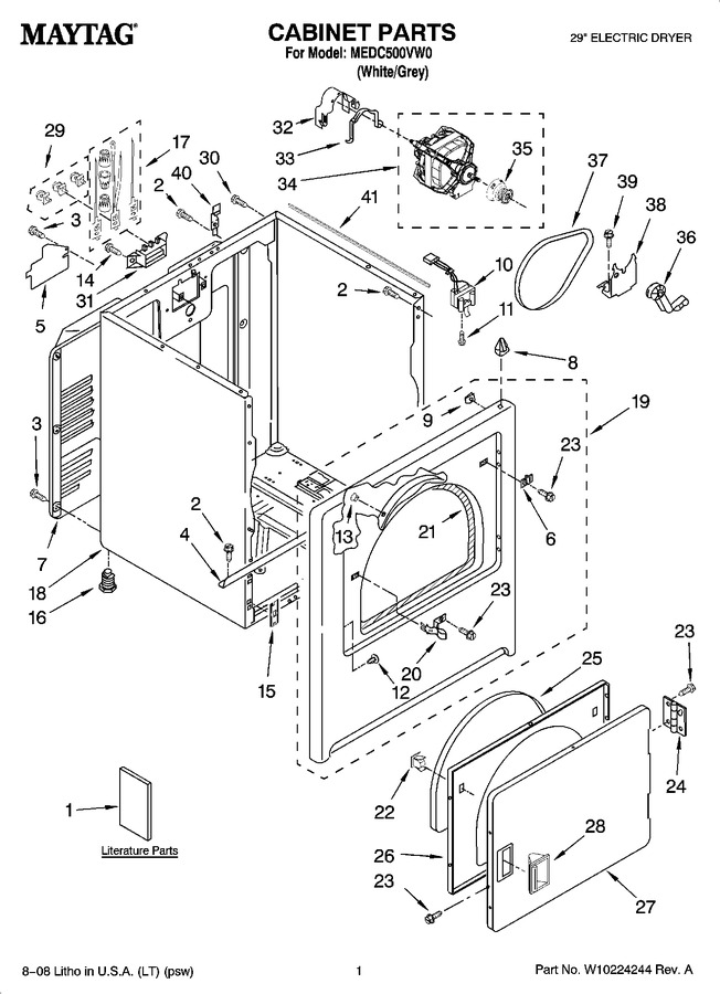 Diagram for MEDC500VW0