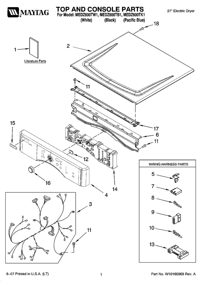 Diagram for MEDZ600TB1