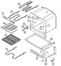 Diagram for 04 - Oven/base