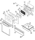 Diagram for 03 - Door/drawer (aab, Aaq, Aaw)