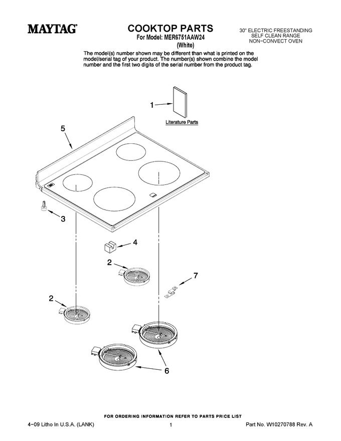 Diagram for MER6751AAW24