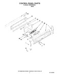 Diagram for 02 - Control Panel Parts