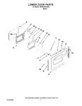 Diagram for 05 - Lower Door Parts