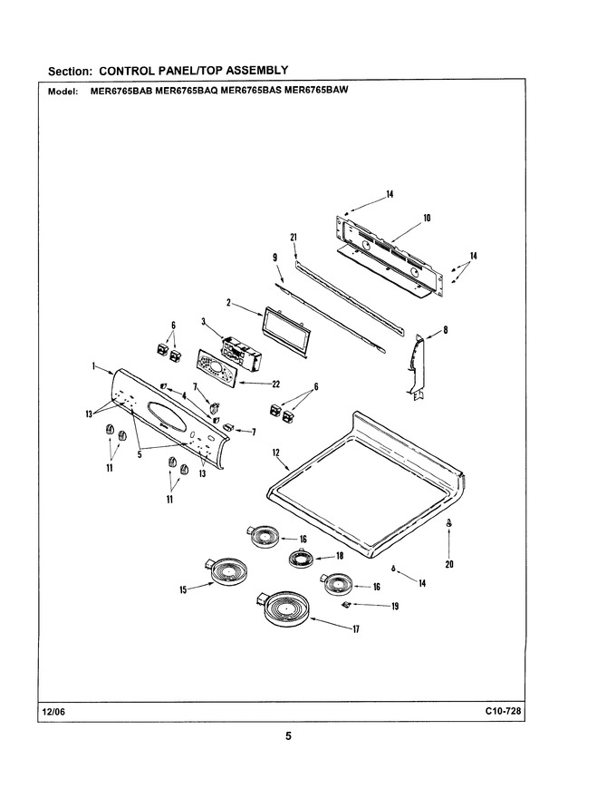 Diagram for MER6765BAS