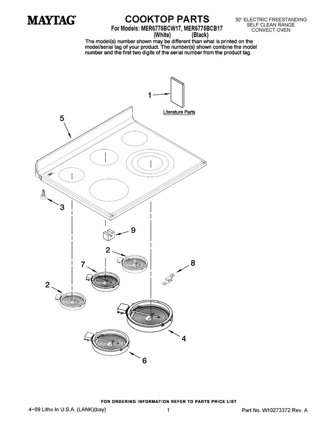 Diagram for MER6775BCW17