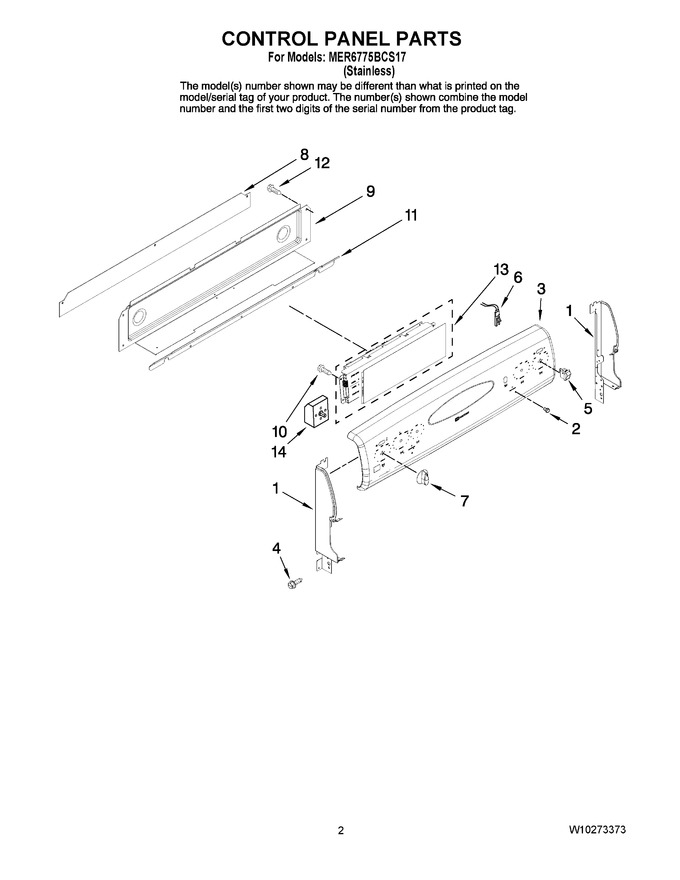 Diagram for MER6775BCS17