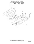 Diagram for 02 - Control Panel Parts