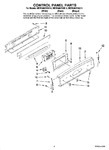 Diagram for 02 - Control Panel Parts