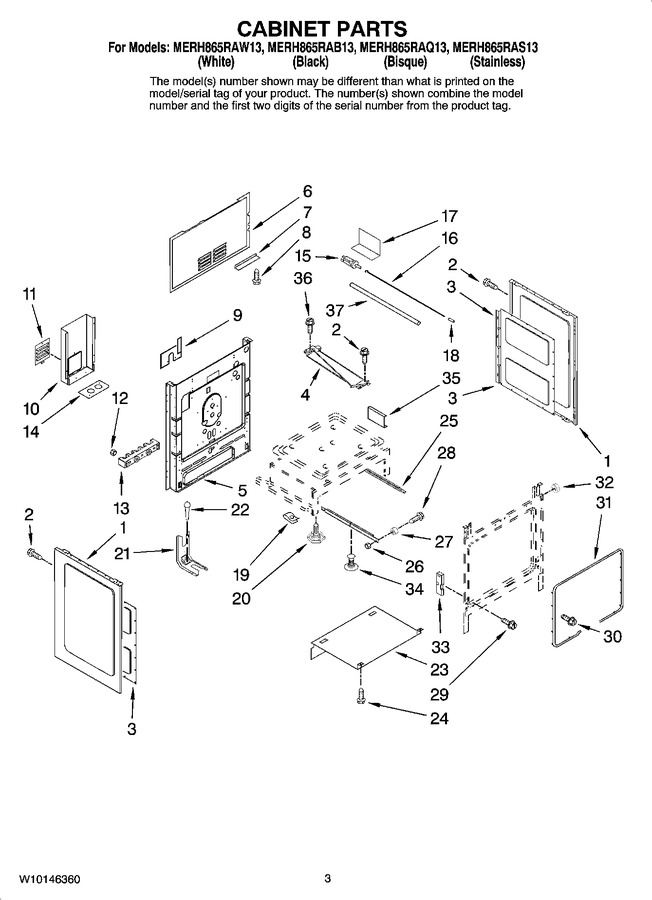 Diagram for MERH865RAS13