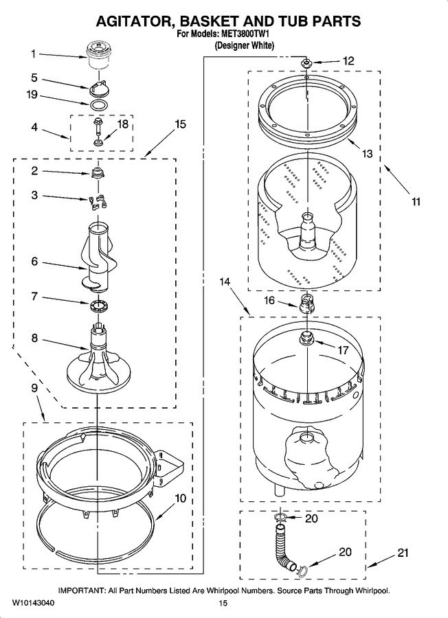 Diagram for MET3800TW1