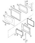 Diagram for 04 - Door (upper & Lower-mew6630bab/baq/baw)