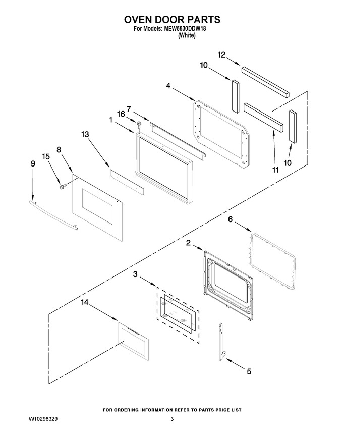 Diagram for MEW5530DDW18