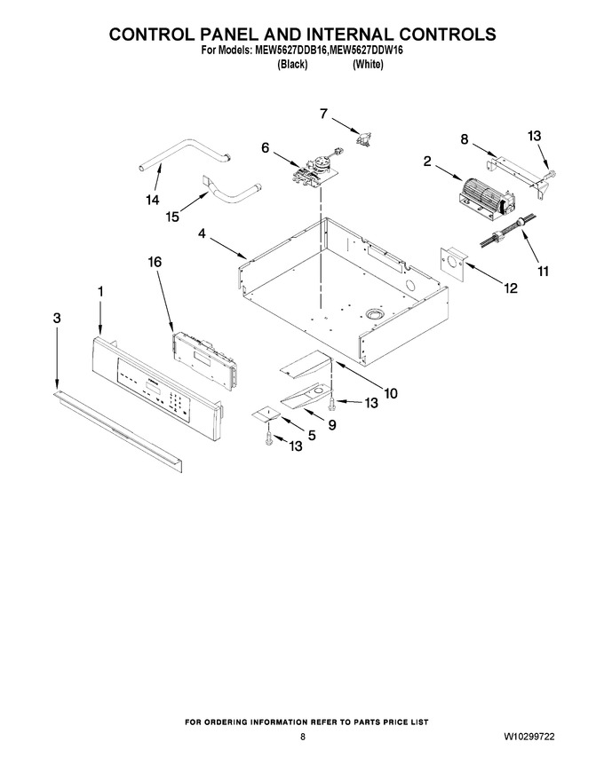 Diagram for MEW5627DDW16