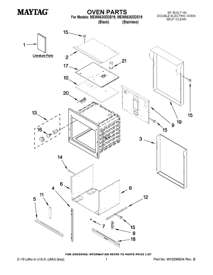Diagram for MEW6630DDB19